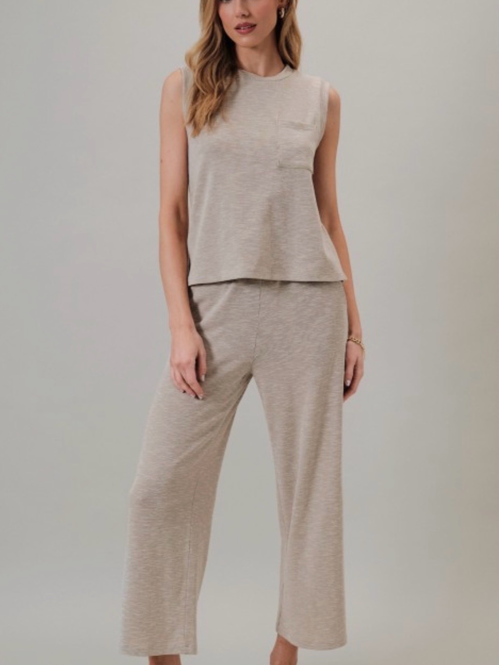 Gilli Wide-Leg Knit Pants And Top Set New
